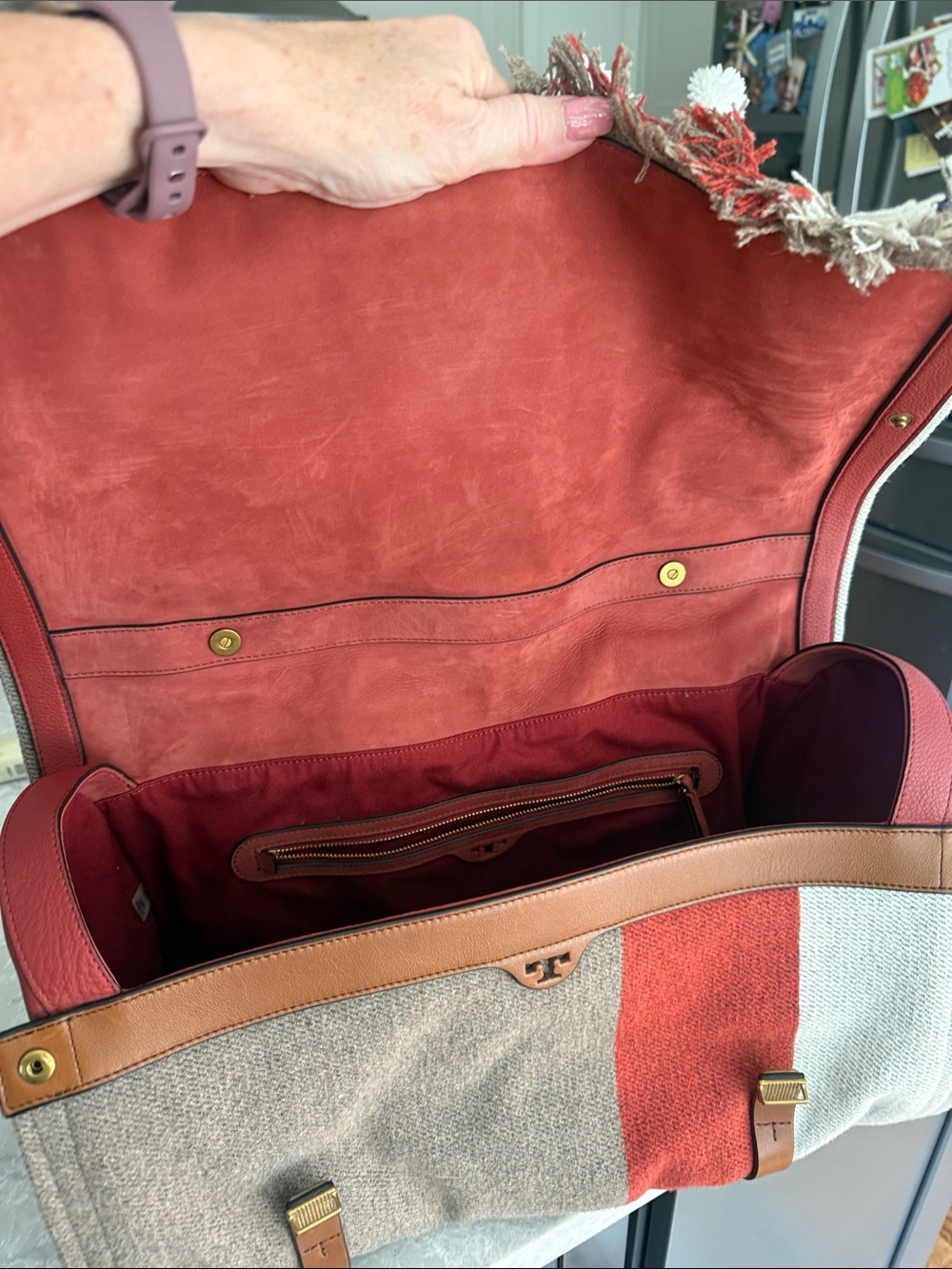 Tory Burch Blanket Duffle Bag - Picture 6 of 8